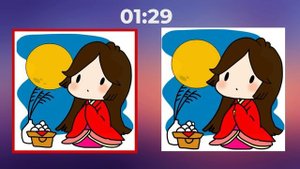 Задание на внимательность. Найди три отличия на картинке.