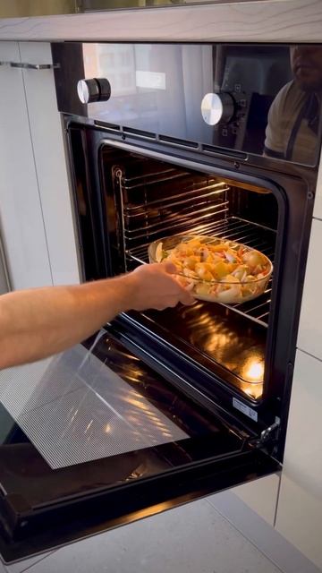 #мужчинанакухне готовлю молодой картофель в духовке.