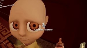 ОН В ШОКЕ ОТ ЛЫСОГО ДЕМОНА ?! ИГРА The Baby In Yellow