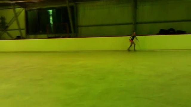 Ксюша Гляд выступление на льду