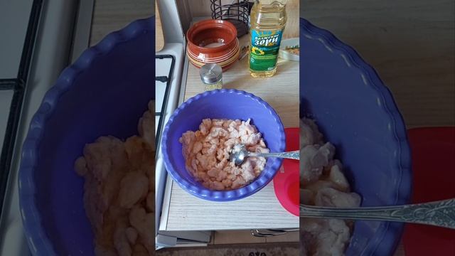 Куриные маффины.