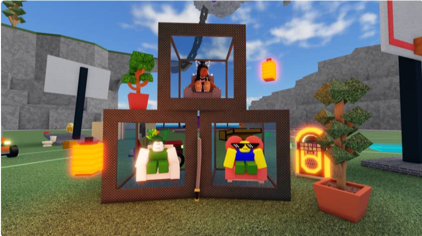Сбросить вещи и людей в Roblox !