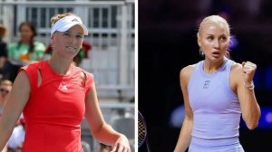 23.04.2025. Эшлин Крюгер - Анастасия Потапова. WTA 1000 Madrid. Ashlyn Krueger - Anastasia Potapova