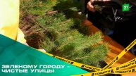 Зеленому городу – чистые улицы. В Ленинском районе жители вышли на субботник