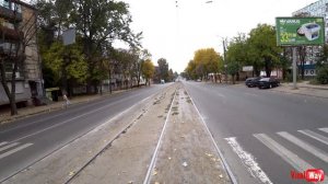 Маршрут трамвая №16 в Днепре, трамвайные пути Днепропетровска