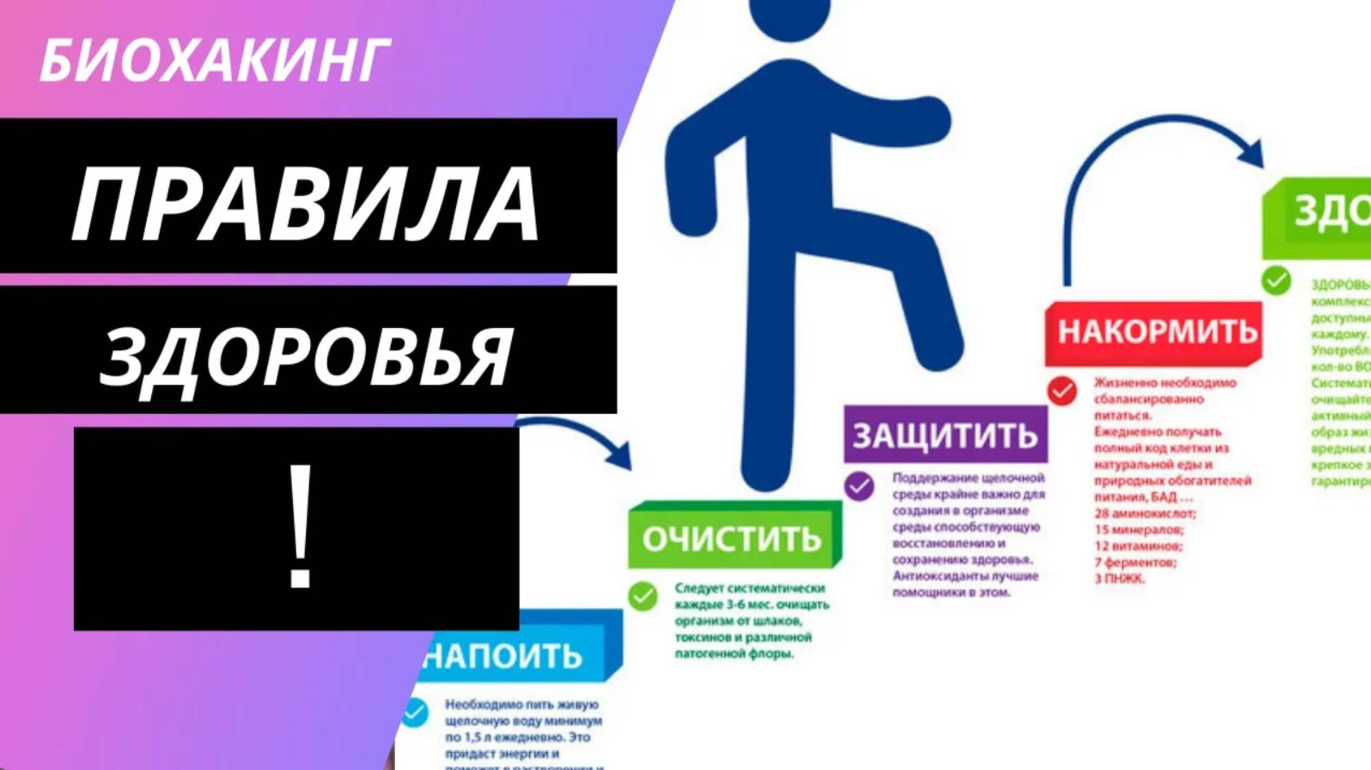 Концепция здоровья за 10 минут.