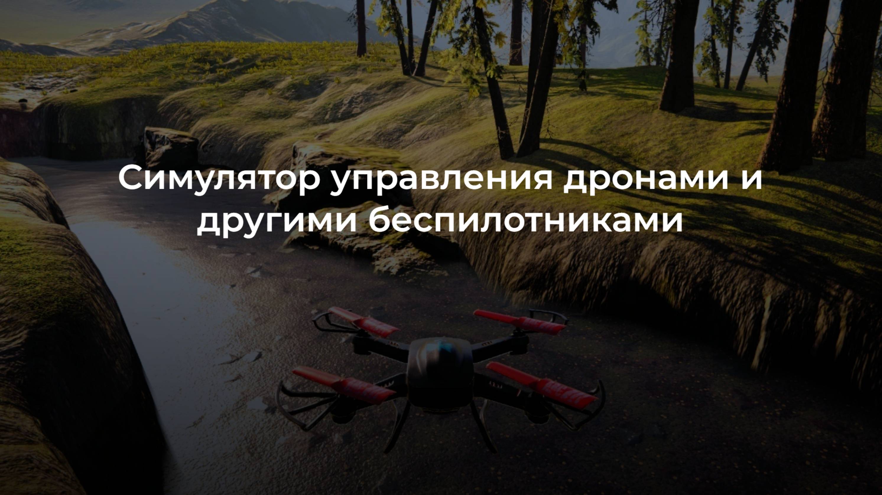 Симулятор управления дронами и другими беспилотниками