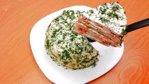 Вкуснейший Торт из кабачковых блинчиков!Торт из кабачков/Обалденная Закуска из Кабачков