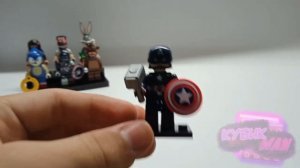 LEGO MARVEL ИЗ КИТАЯ | Минифигурка из Алиэкспресса - Капитан Америка | Лего "Мстители Финал".