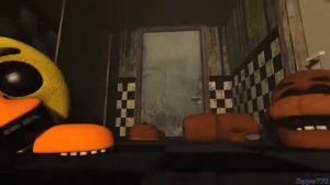 FNAF смерт фиолетового парня в костюме спринг бонни