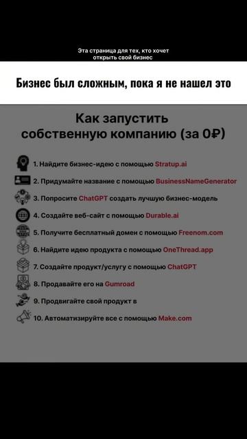 Как запустить бизнес за ноль рублей