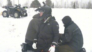 Снегоход на реактивной тяге.