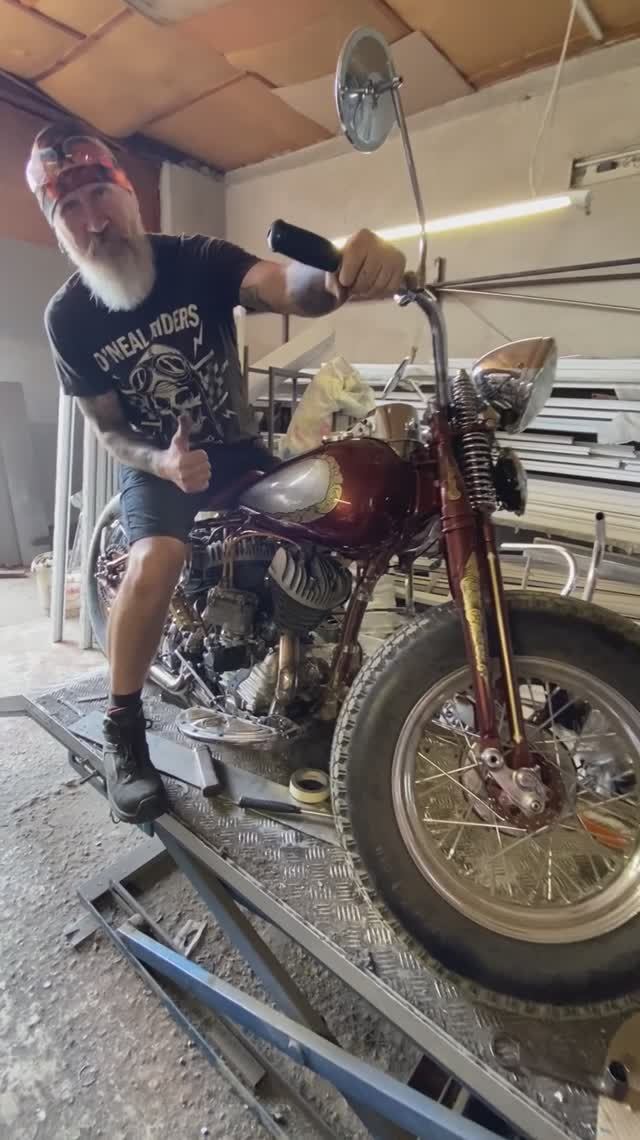 Новый выхлоп на WLA Custom