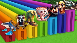 Балерина Капучино в Minecraft| Мультики про Спрунке  | МУЛЬТФИЛЬМЫ МАЙНКРАФТ