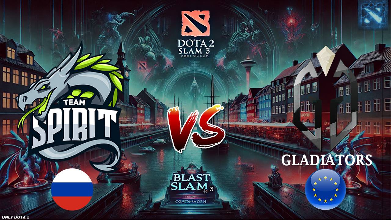 НАЧАЛО НОВОГО ТУРНИРА, СПИРИТ ПРОТИВ ГЛАДОВ | Spirit vs Gladiators (BO1) BLAST Slam #3