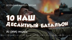 10-й наш десантный батальон (военная кавер песня) (80 лет Победы) - ИИ музыка видео