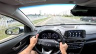 2019 Hyundai Kona 1.6 T-GDi DCT (G4FJ) POV TEST DRIVE