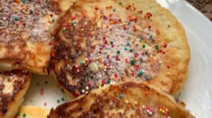 Сырники с посыпкой