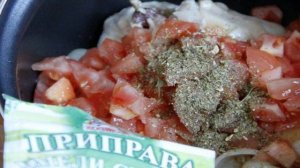 Чахохбили из курицы с помидорами