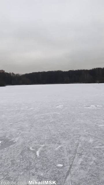 ⛸ Лебедянский пруд в Измайлово. На коньках