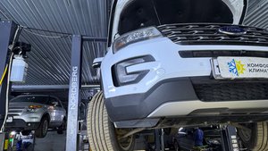 ФОРД ЭКСПЛОРЕР 5 трубки заднего контура замена на шланги 8925 077 77 79 FORD EXPLORER 5 кондиционер