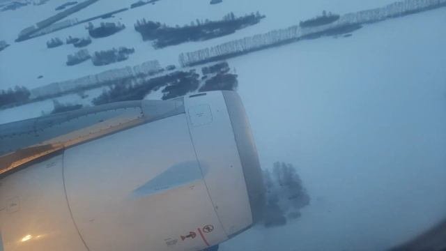 Посадка в Новосибирске