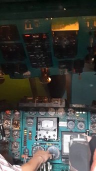 Посадка з командиром на симуляторі Ту-154Б-2 #aviation #airplane #