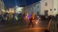 Огненное шоу на Баумана в Казани!