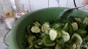 Заготовка из огурцов. Обалденный салат с Корицей.