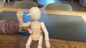 Деревянная игрушка Буратино. Pinocchio