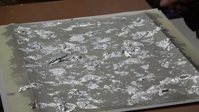 Процесс создания художественной панели с серебряной фольгой｜550 лет японского ремесла