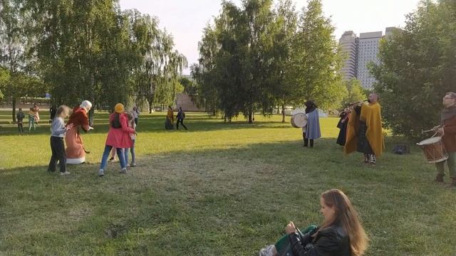 Реконструкция эпохи в формате дополненной реальности в парке им. Ю. М. Лужкова