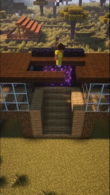 Красивый домик для фермера в Майнкрафте #minecraft #shorts #п? смотреть онлайн