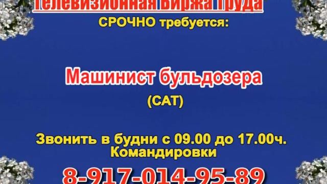 13 мая_07.20_РАБОТА В САМАРЕ_Телевизионная Биржа Труда смотреть онлайн