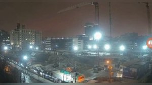 Монтаж башенного крана potain