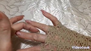 АЖУРНЫЕ ПЕРЧАТКИ КРЮЧКОМ Ч 2