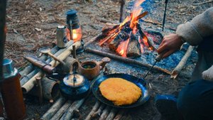 Лагерь для одиноких людей, где вы сможете насладиться уединением и природой, расслабиться у костра