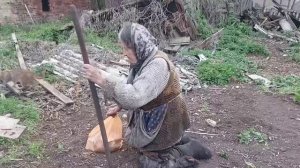 Вспахали огород Аннушке!