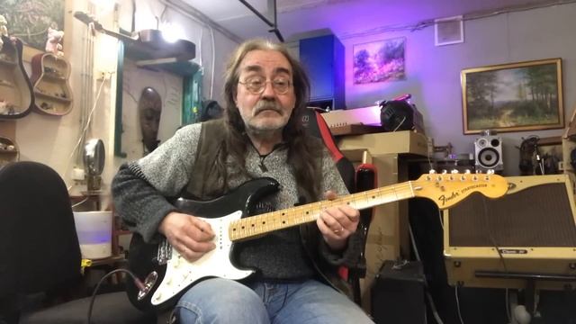 Fender Stratocaster USA 1974. Гитара Золотой Эпохи рока. смотреть онлайн