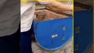 Супер мангал из железной бочки!