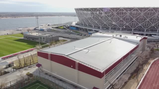 Строительство универсального тренировочного комплекса в г. Волгоград смотреть онлайн