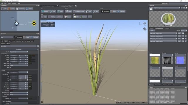 14 Creating Our Tall Water Grass Part1