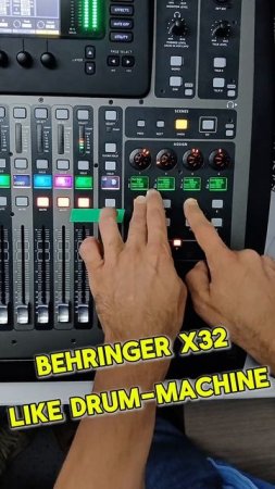Behringer X32 like Drum Machine