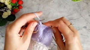 Гибкие спицы))) Как вязать гибкими чулочными спицами)))