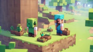 Майнкрафт: Новая жизнь — сажаем саженцы в лесу 🌱🌲