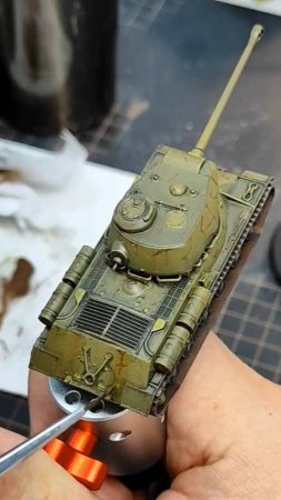 Мастер-класс в модельном кружке: ИС-2 в масштабе 1/100 от Звезды - часть 4