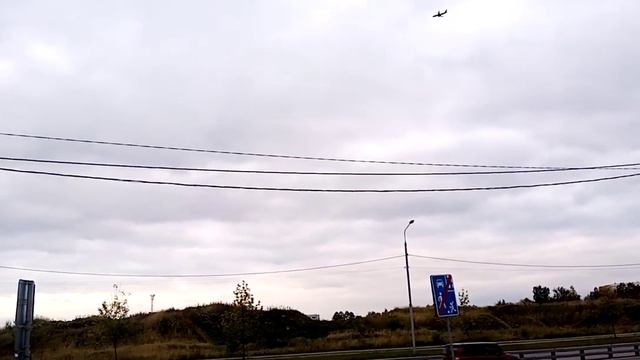 Самолёт идёт на посадку в Шереметьево, часть 2