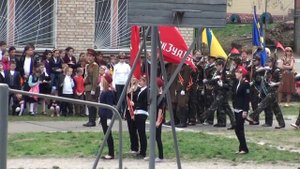 Парад в 34-й гимназии Киева