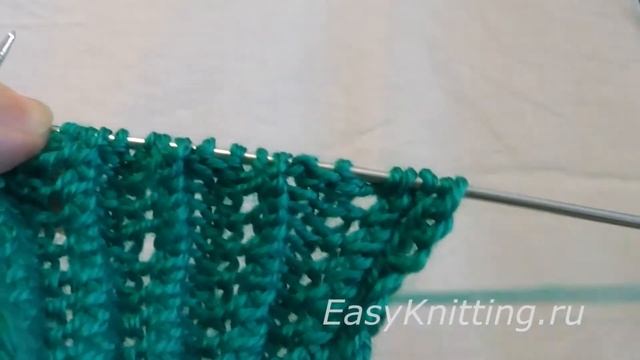 Как вязать канадскую резинку смотреть онлайн