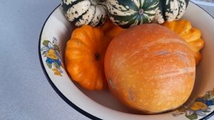 #сад #тыквы /Необычные тыквы Потимарон , Свит Дамплинг.